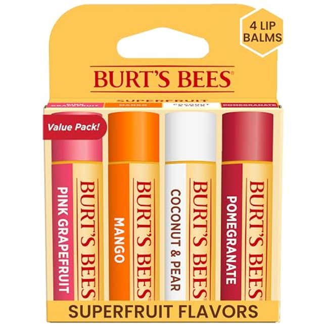 Image for article titled Burt&#39;s Bees Lip Balm Stocking Stuffers, Now 17% Off