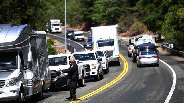 Image for article titled You May Want To Avoid Yosemite National Park Right Now Because It’ll Take You Four Hours To Get In