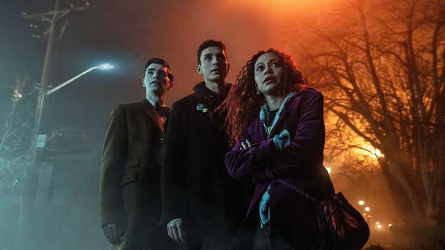 Edwin, Charles, and Crystal in Netflix's Dead Boy Detectives.