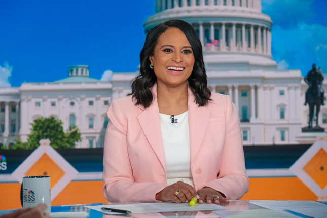 MEET THE PRESS — Moderator Kristen Welker appears on “Meet the Press” in Washington D.C., Sunday May 12, 2024.