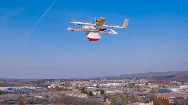 Los drones de Wendy's comienzan a lanzar bolsas Biggie desde el aire en Virginia