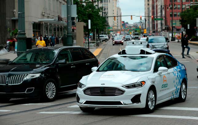 Argo AI Ford Fusion test vehicle