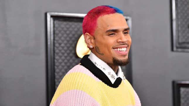  Chris Brown attends the 62nd Annual GRAMMY Awards at Staples Center on January 26, 2020 in Los Angeles, California.