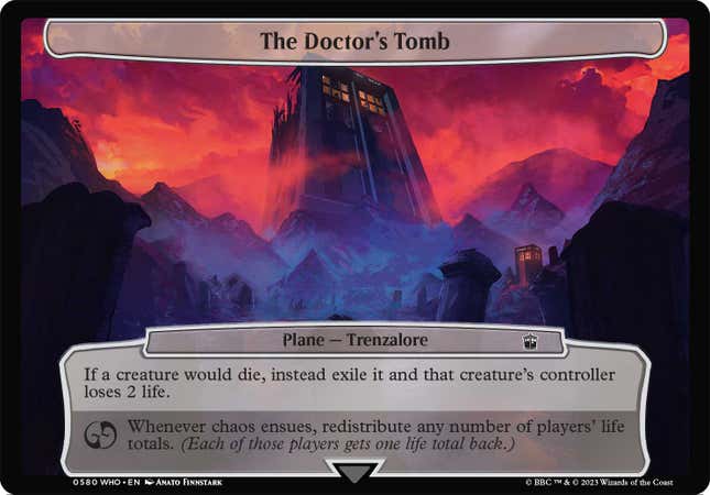 Image for article titled Get a Peek at Magic: The Gathering&#39;s New Doctor Who Set