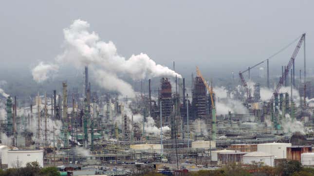 Exxon Mobil Refinery in Baton Rouge, Louisiana.
