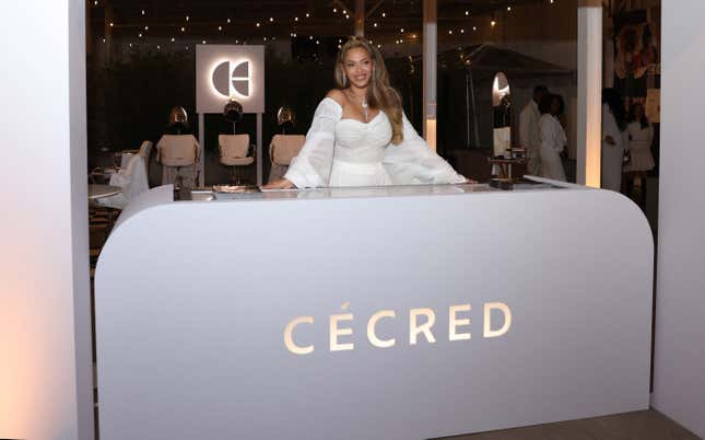 LOS ANGELES, CALIFORNIA - FEBRUARY 20: (Exclusive Coverage) (Editorial Use Only) Beyoncé celebrates the launch of her hair care line, CÉCRED, with an intimate gathering at The Revery LA on February 20, 2024 in Los Angeles, California. 