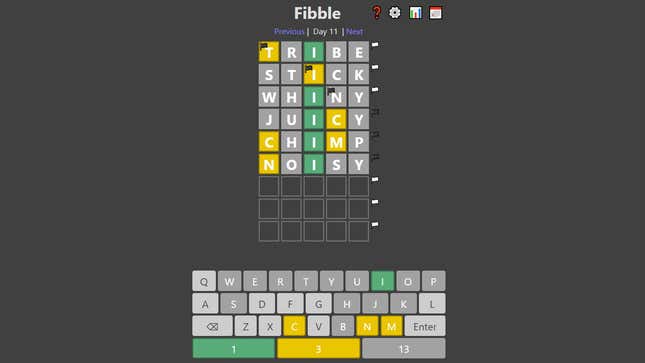 Play 8 simultaneous Wordle puzzles in Octordle