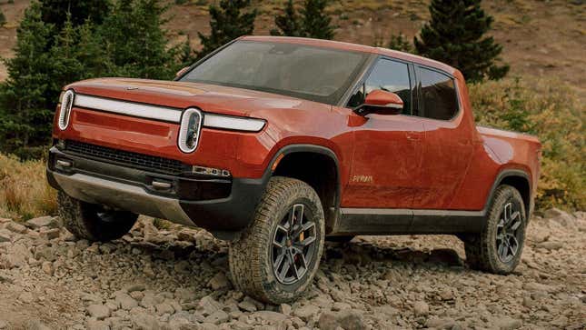 Image for article titled Rivian Recalls R1T Over Airbags That Can Injure Children