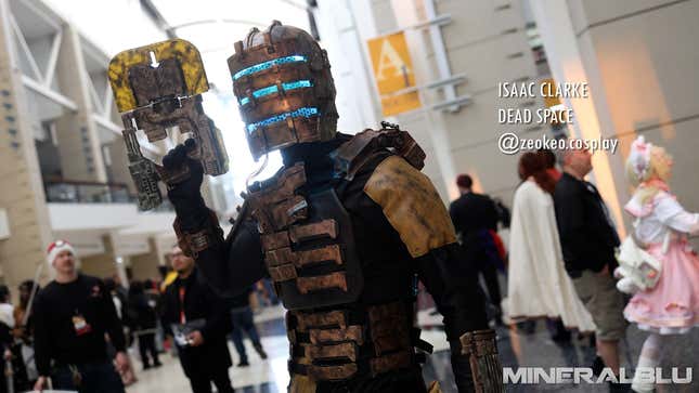 A photograph of a cosplayer at C2E2 2025