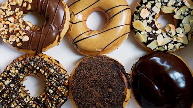 Doughnuts in box