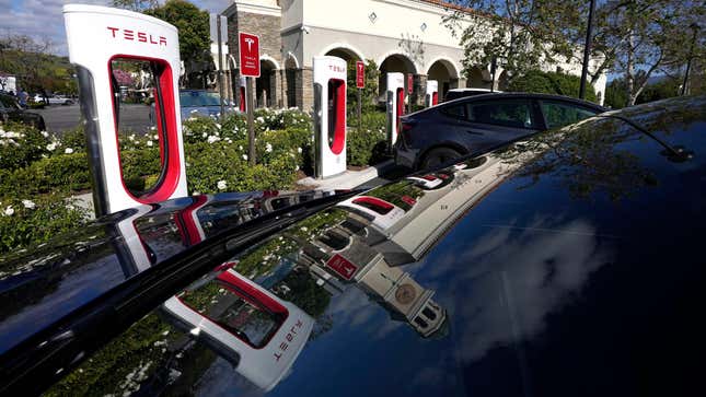 Image for article titled Tesla Supercharger Access For Other Brands' EVs Appears To Have Hit Some Snags