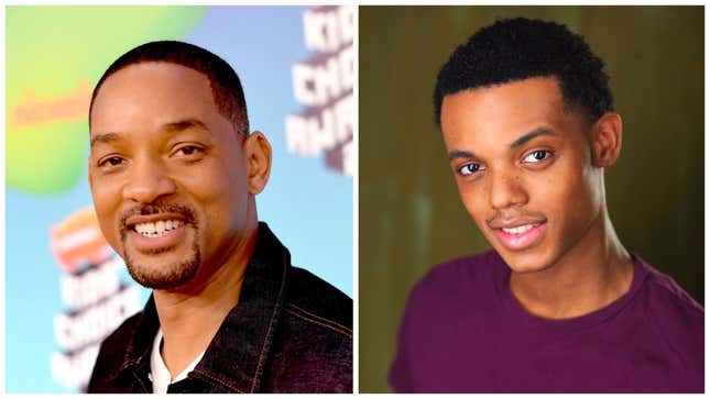 Will Smith, left; Jabari Banks