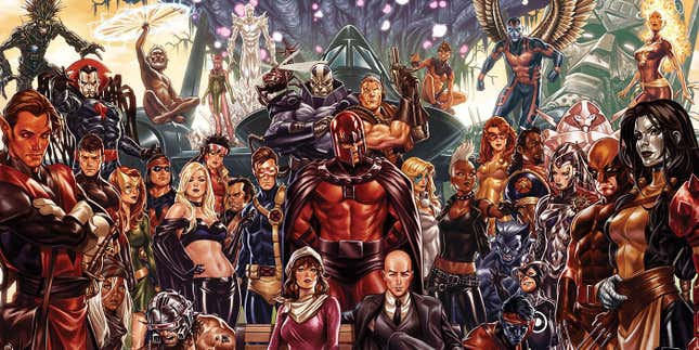 House of X/Powers of X için tanıtım görselinde mutantlar.