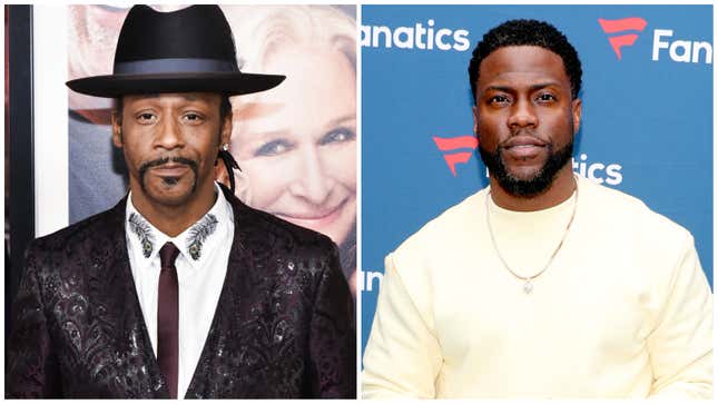 Katt Williams, left; Kevin Hart