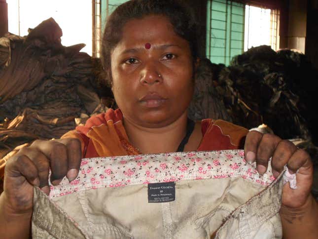 Image for article titled These are the clothing labels left behind in the Bangladesh factory fire that killed 112 workers