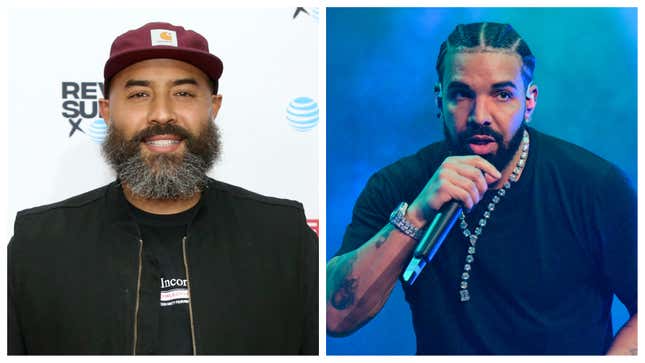 Ebro Darden, left; Drake.