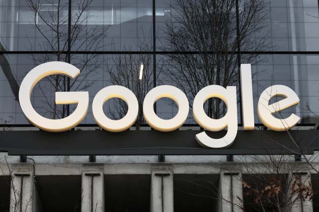 Google sign on Google office