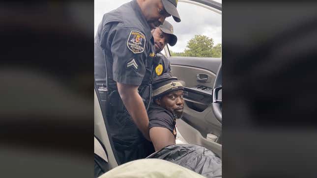 Image for article titled Video Shows Disabled Black Man Being Dragged Out of Car by Police