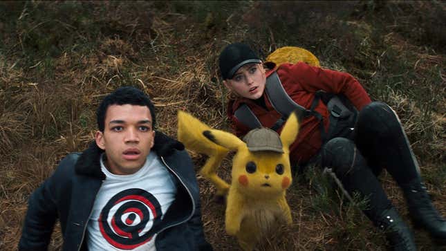 El elenco de Detective Pikachu.