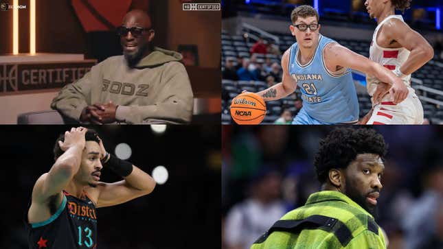 Image for article titled Kevin Garnett accuses LeBron James of doping; 'Cream Abdul-Jabbar' rises to the top; Jordan Poole hits rock bottom
