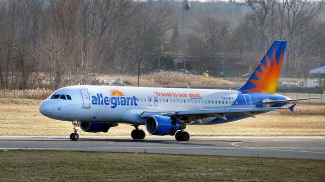 Un avión Allegiant