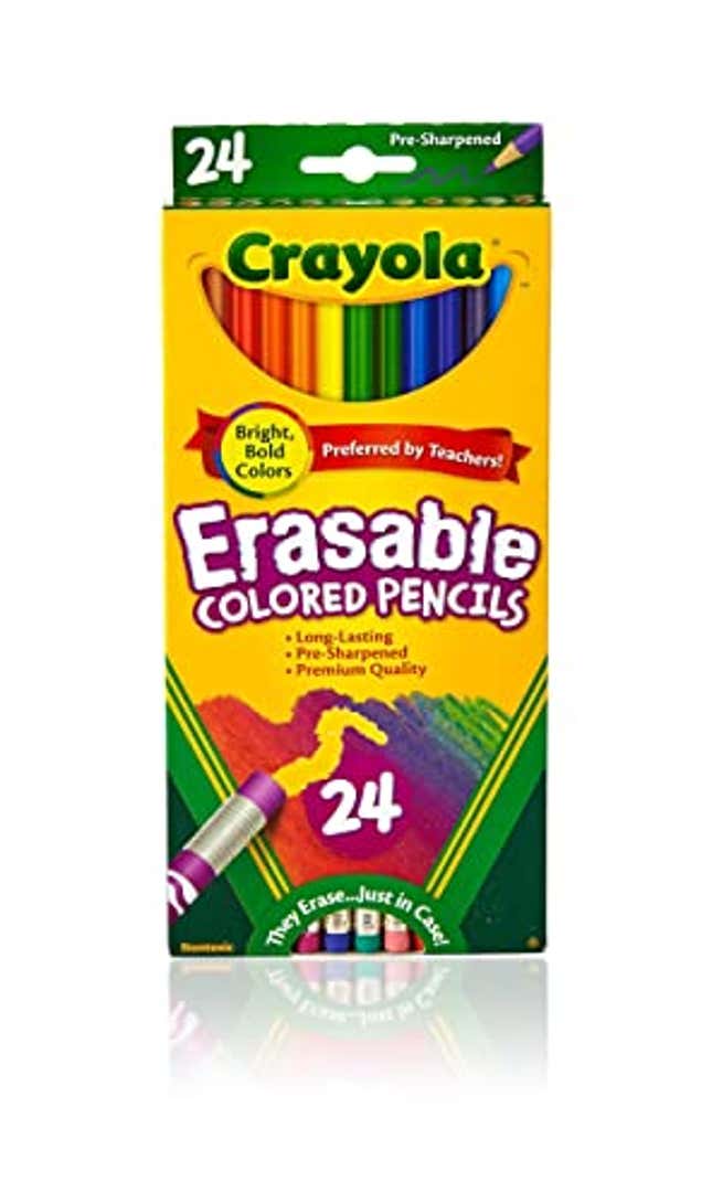 Image for article titled Crayola Erasable Colored Pencils (24ct), Now 39% Off