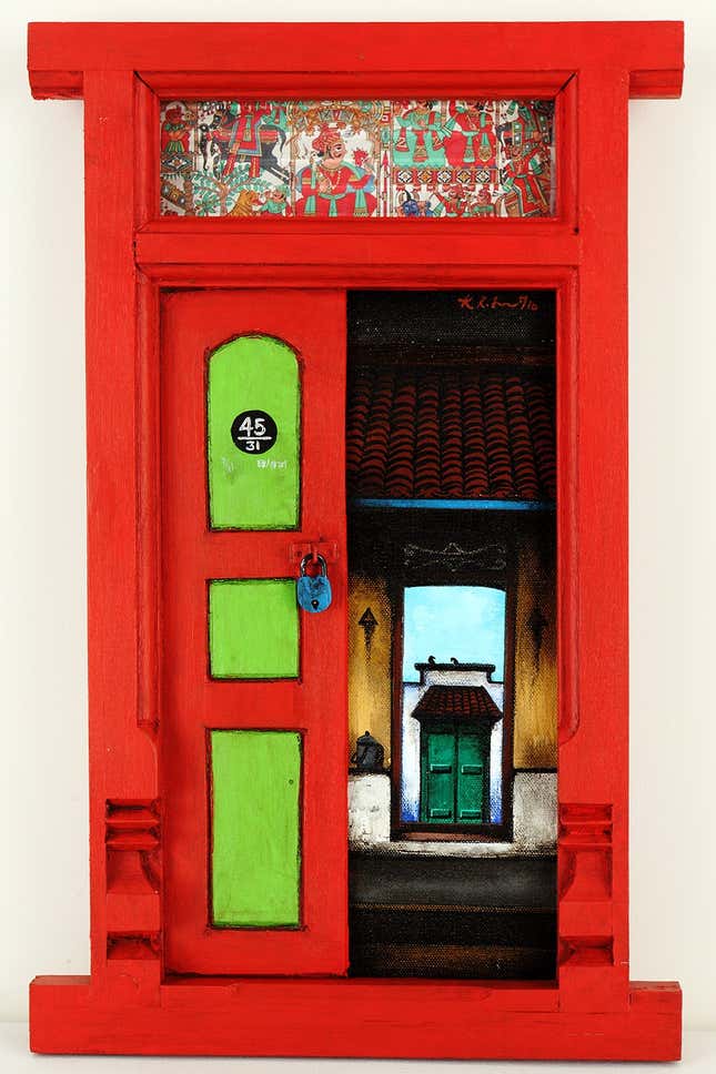 Santhanakrishnan-india-door-paintings