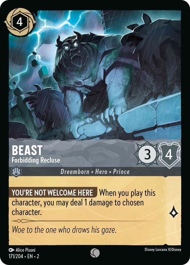 Lorcana Rise of the Floodborn Spoilers: Beast Card Reveal