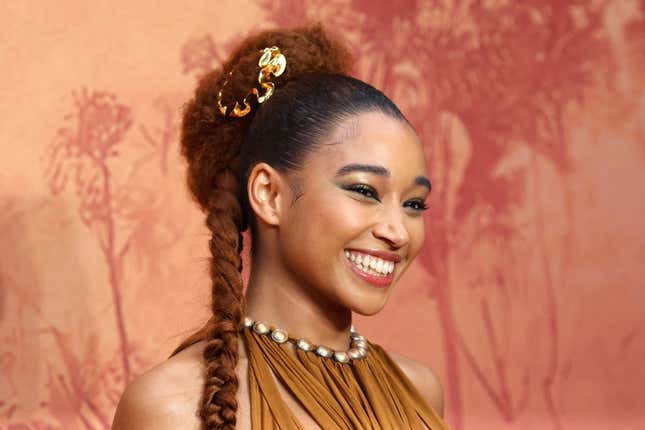 Bild für Artikel mit dem Titel Amandla Stenberg reagiert auf ignorante Behauptungen, sie spräche Rollen von dunkelhäutigen schwarzen Frauen