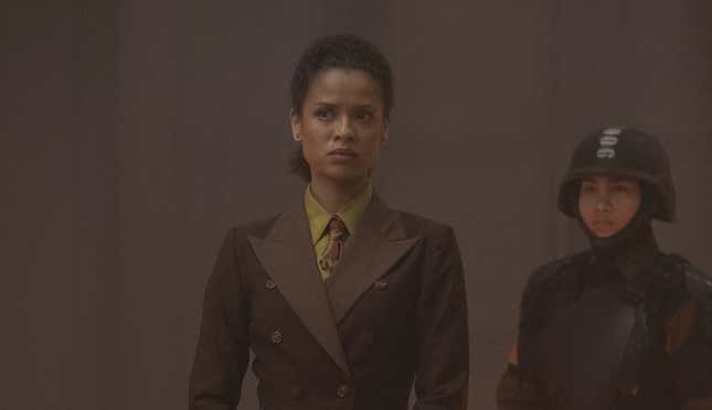 Judge Renslayer (Gugu Mbatha-Raw) in Marvel Studios’ LOKI, exclusively on Disney+.