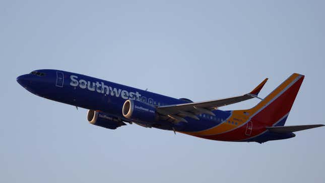 Flugzeug von Southwest Airlines