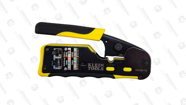 Klein Tools Ratcheting Modular Cable Crimper | $35 | Amazon