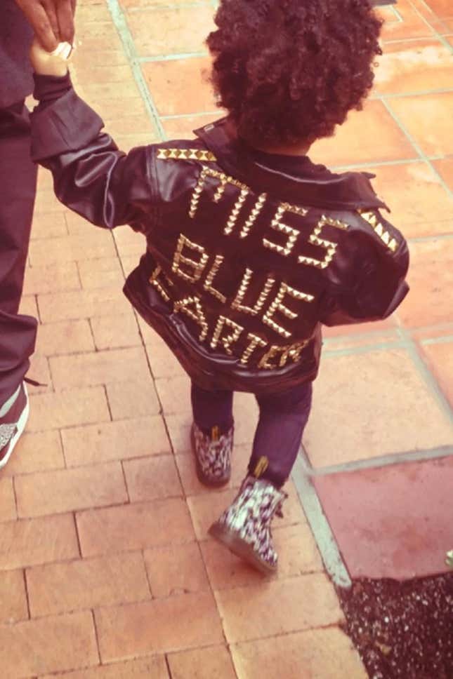 Image for article titled Hey Haters, Check out Blue Ivy&#39;s Best Looks ... Since Birth