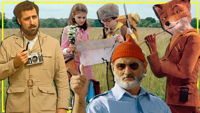 Montage of Wes Anderson's best characters