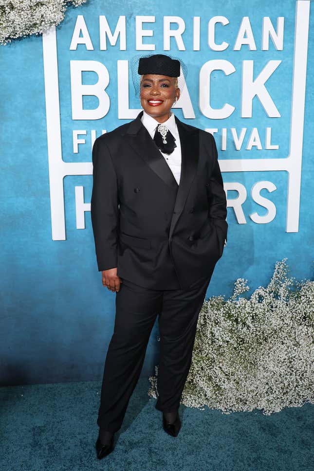 Aunjanue Ellis-Taylor attends 7th Annual American Black Film Festival Honors at SLS Hotel, a Luxury Collection Hotel, Beverly Hills on February 17, 2025 in Los Angeles, California.