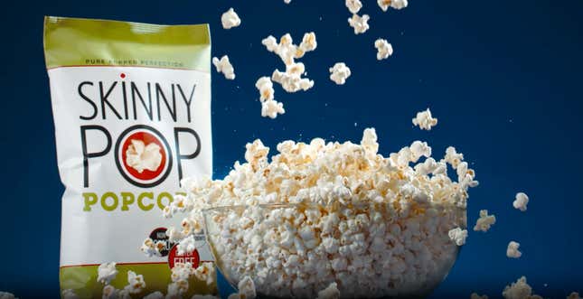 Popcorn SkinnyPop dans la campagne « Freedom to Snack » de Hershey