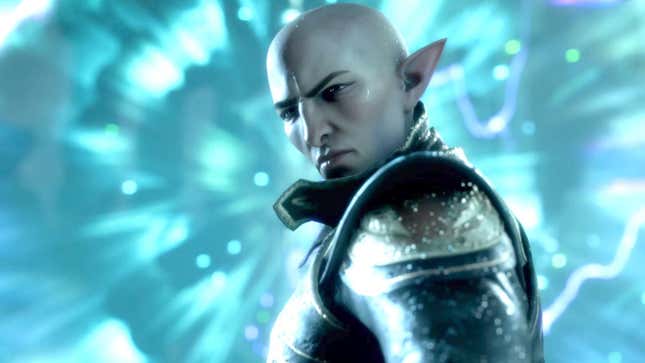 Solas looks very angry.