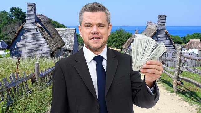 Image for article titled Matt Damon Stars In Super Bowl Commercial Promoting Paper Money