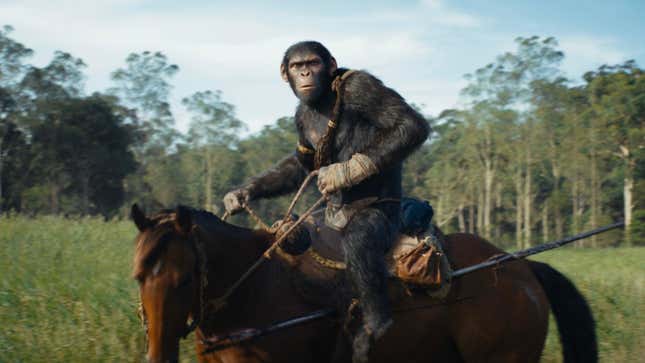 Image for article titled Kingdom of the Planet of the Apes Is a Worthy, Slightly Wonky Apes Adventure