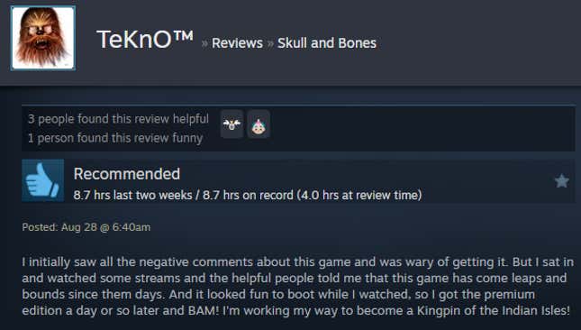 Image for article titled Skull And Bones, As Told By Steam Reviews