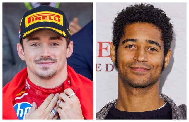 Charles Leclerc (left) and Alfred Enoch (right)