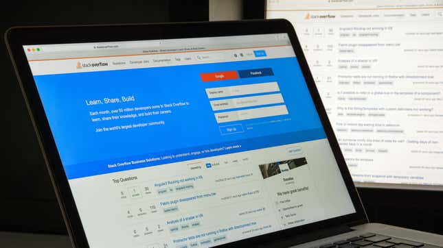 Image for article titled Stack Overflow Moderators Stop Work in Protest of Lax AI-Generated Content Guidelines