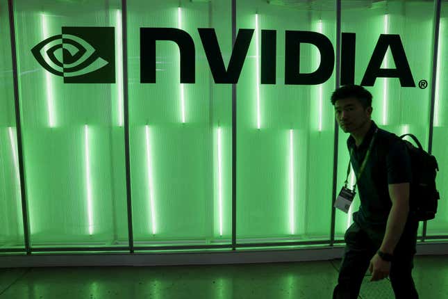 Nvidia's Market Cap Briefly Surpasses Apple As Both Hit $3 Trillion