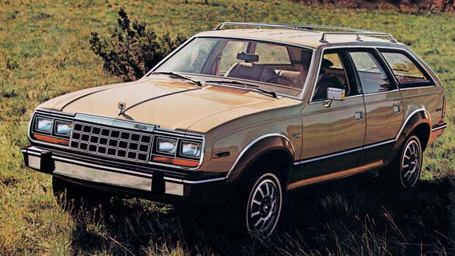 Front 3/4 view of an AMC Eagle wagon