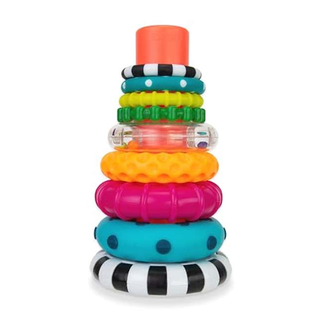 Image for article titled Sassy Stacks of Circles Stacking Ring STEM Learning Toy, Now 41% Off