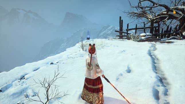Where To Find All Faces Of The Past The protagonist of Wuchang stands before a gesture spot.
