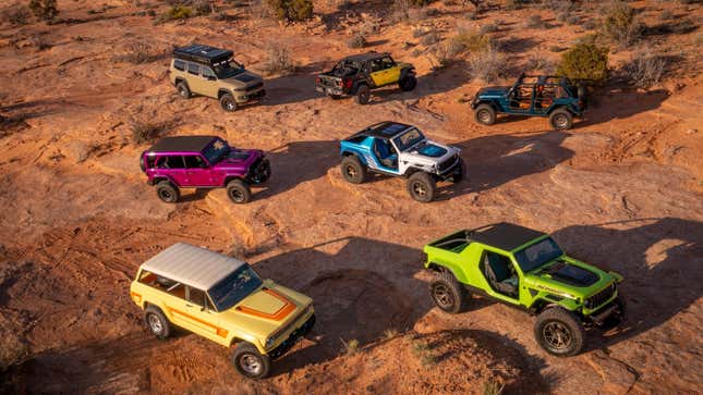 Image for article titled Just a Ton of Photos of the 2023 Easter Jeep Safari Concept Rigs