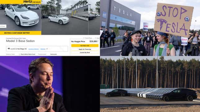 Image for article titled America's Tesla divide, Apple and Google target tech stalkers, Ford's EV losses: Tech news roundup