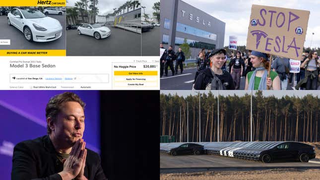 Image for article titled America&#39;s Tesla divide, Apple and Google target tech stalkers, Ford&#39;s EV losses: Tech news roundup