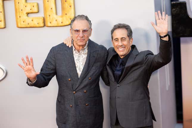 Michael Richards and Jerry Seinfeld attend the Los Angeles Premiere of Netflix’s “UNFROSTED” at The Egyptian Theatre.
